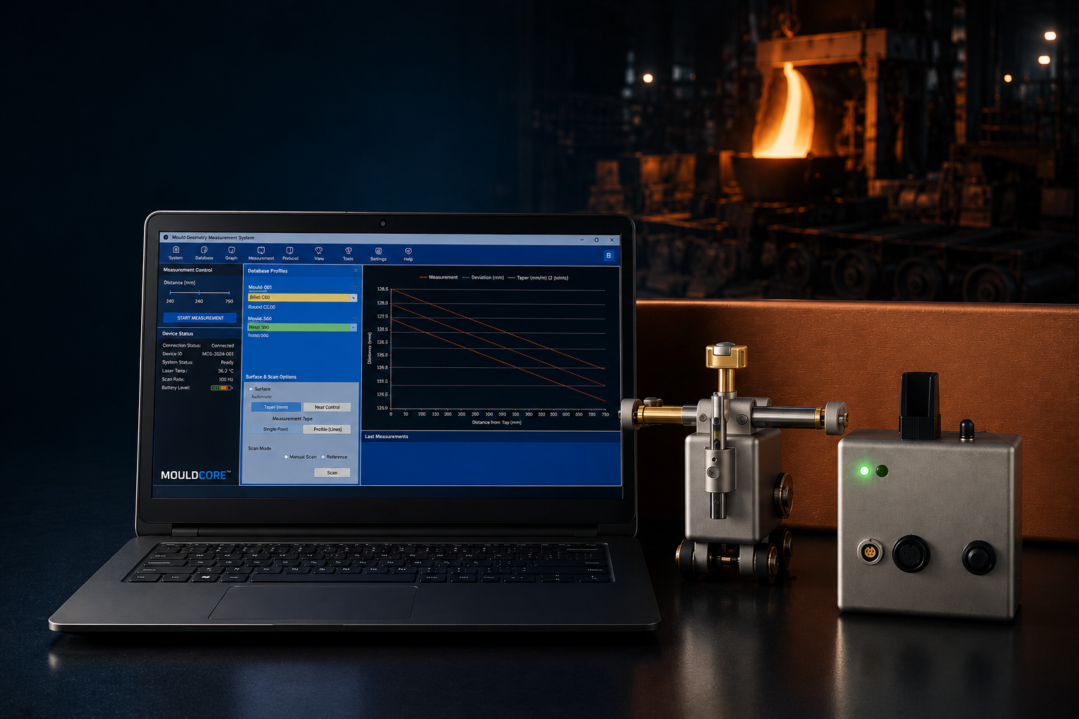 MouldCORE laser measurement system